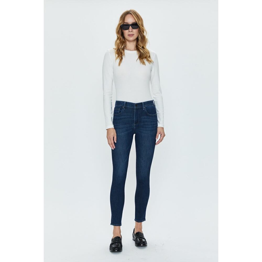 pistola Dark Blue High-Rise Skinny Jeans
